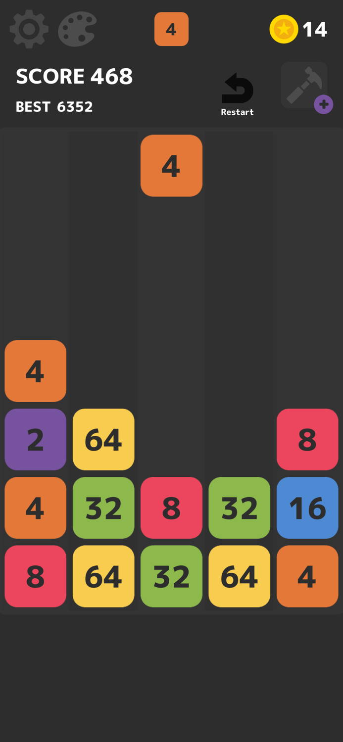 Merge Number Block 2048 Puzzle