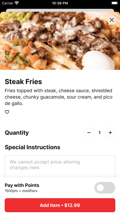 La Hacienda Mexican Food Screenshot