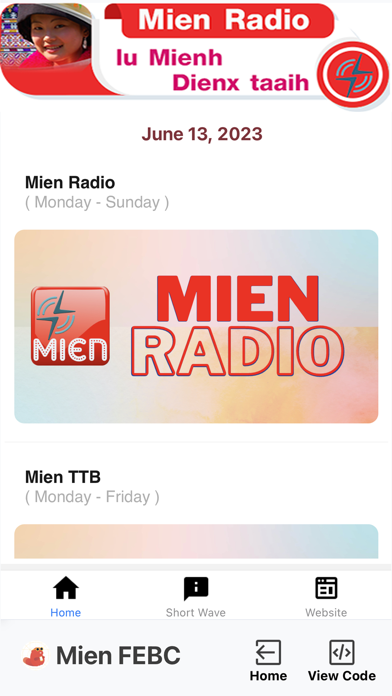 Mien Radio Screenshot