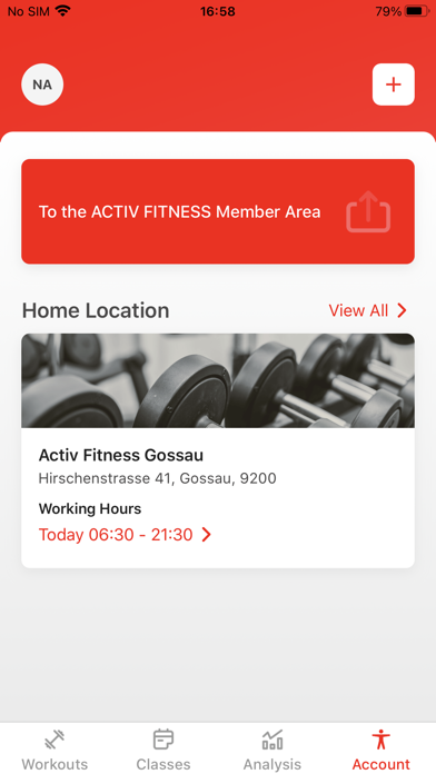 ACTIV FITNESS Screenshot