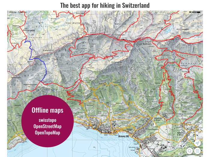 Swiss Pro Map