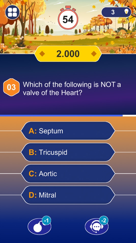 #7. Millionaire Quizizz: IQ Trivia (iOS) โดย: Bien Phan