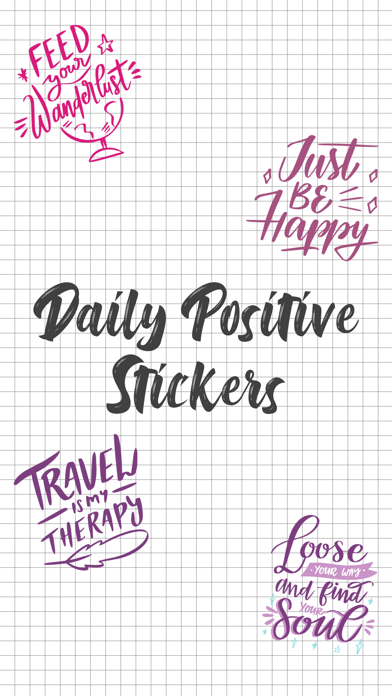 Screenshot #1 pour Daily Positive Stickers