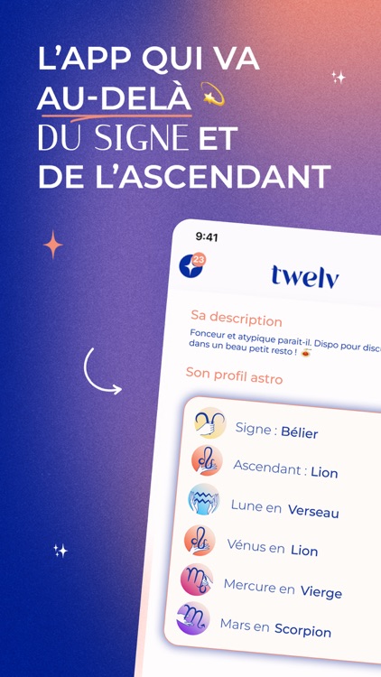 Twelv - App de rencontre astro