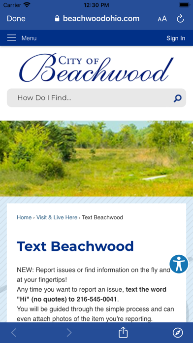 BeachwoodOH Screenshot