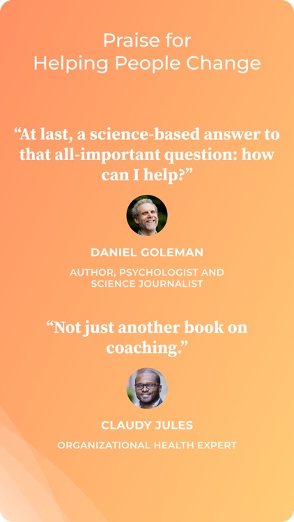 Helping People Change