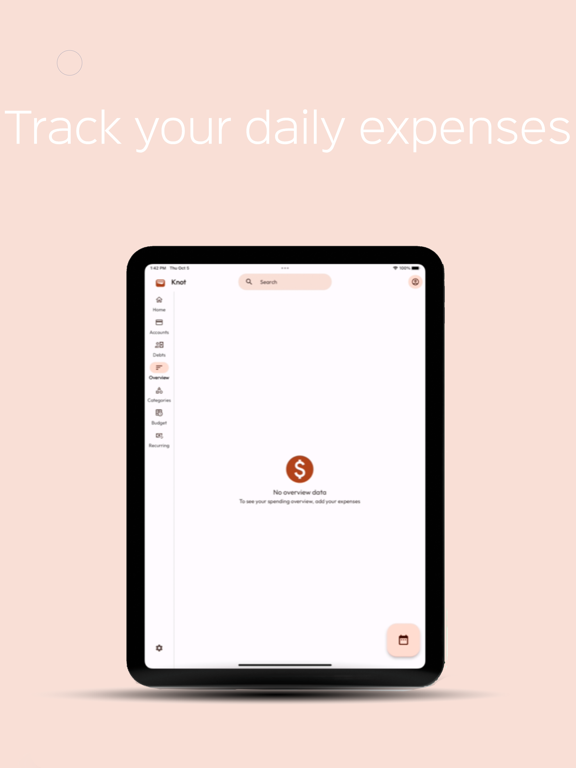 Screenshot #4 pour Knot -Track your expenses