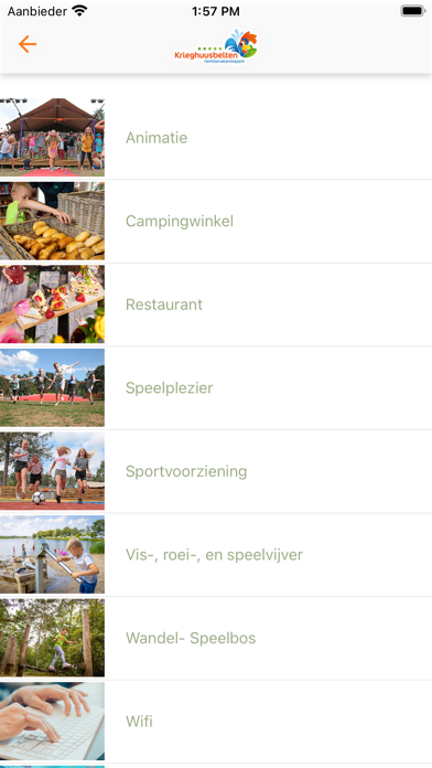 Vakantiepark Krieghuusbelten Screenshot