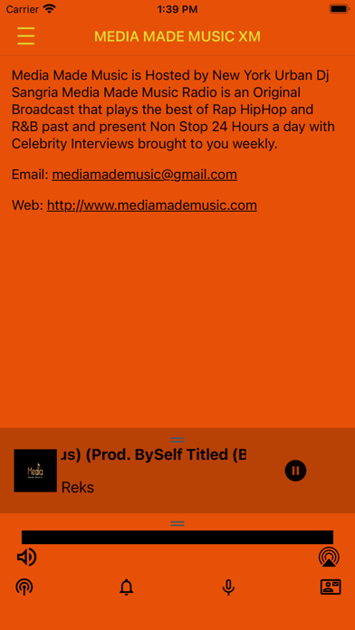 MEDIA MADE MUSIC. Screenshot
