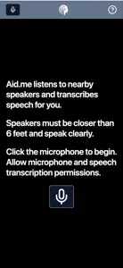 Aid.me Hearing screenshot #1 for iPhone