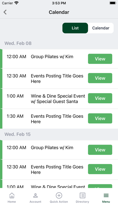 The Berkshire Country Club Screenshot