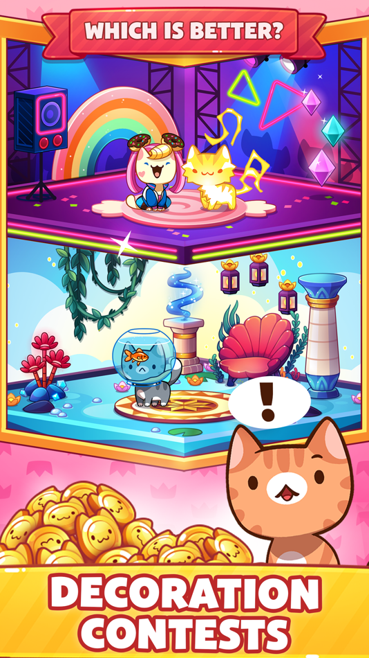 #7. Cat Game - The Cats Collector! (iOS) 来自: MinoMonsters, Inc.