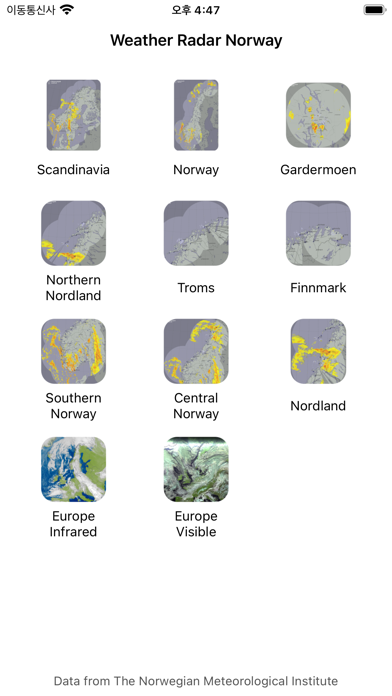 Weather Radar Norwayのおすすめ画像1