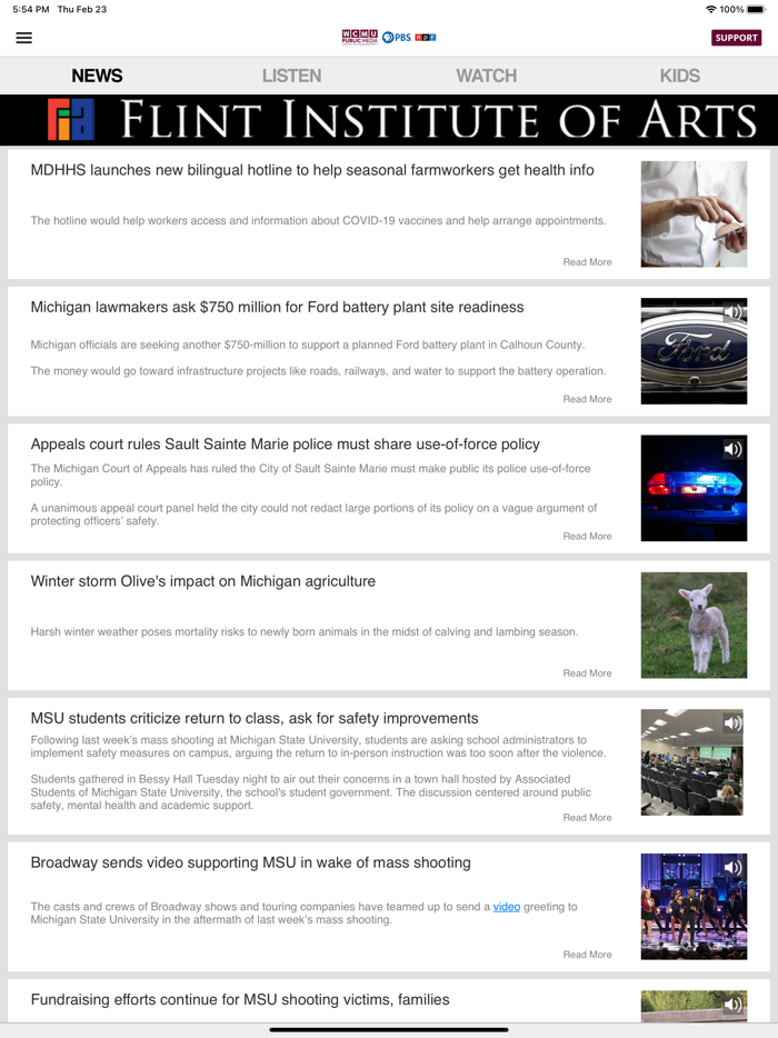 WCMU Public Media App