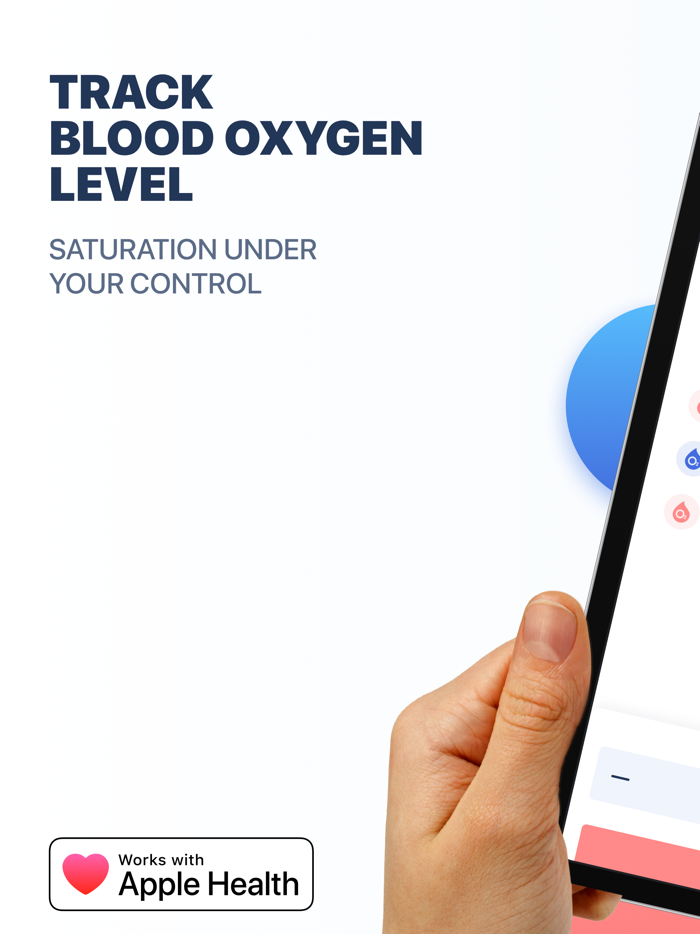 Blood Oxygen app Level Log 