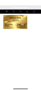 Business Card Design & Share screenshot #1 for iPhone