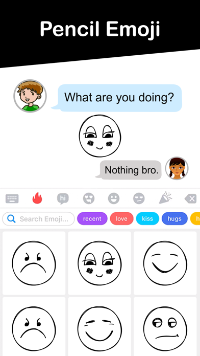 Pencil Emoji Screenshot