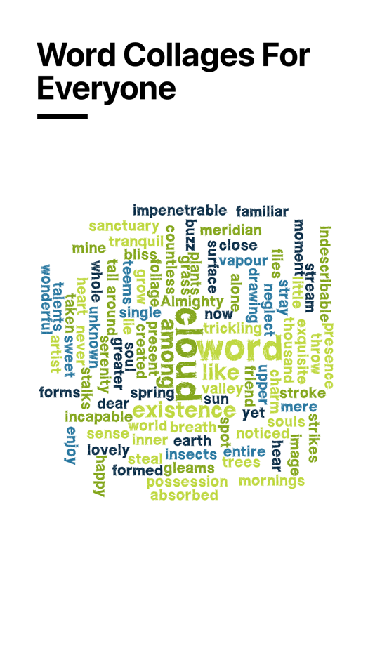 #1. Word Collage (iOS) By: Alexey Tataurov
