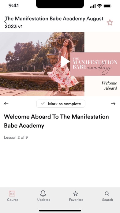 Manifestation Babe Screenshot