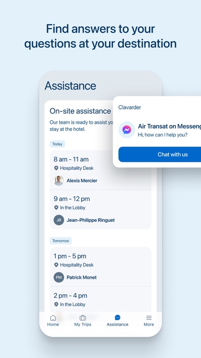 Air Transat Screenshot