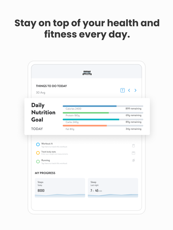 Define Fitness Dracut iPad screenshot 3 - Health & Fitness app