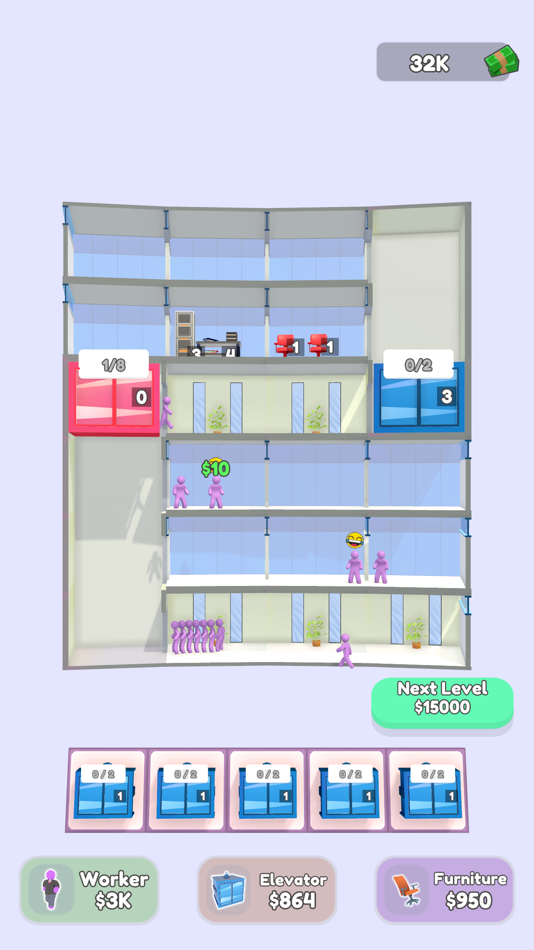 #4. Office Up 3D (iOS) Podle: Brew Games