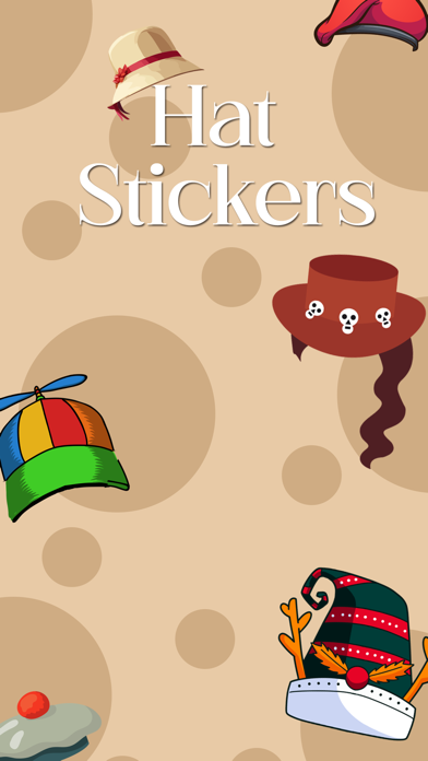 Screenshot #1 pour Hat Sticker Emojis