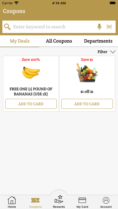 Gold Eagle Market Rewards Screenshot