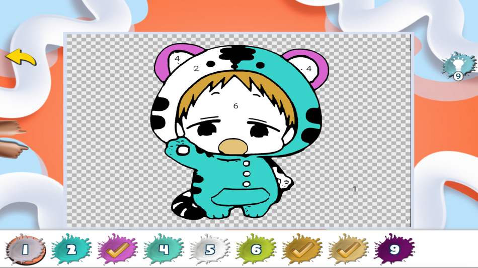 #4. Kotaro Coloring By Numbers (iOS) Podle: IMAN CHARRIB