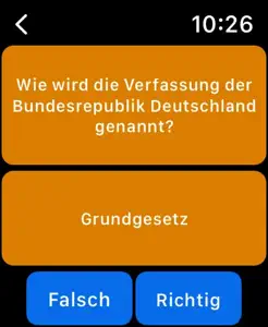 Test Leben in Deutschland Pro screenshot #1 for Apple Watch