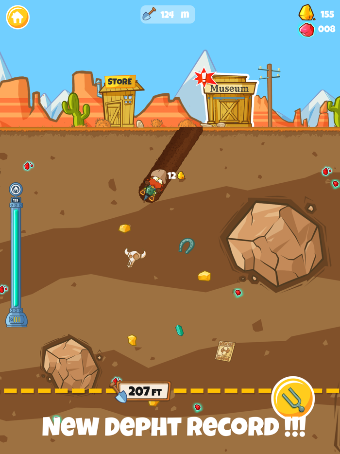 Diggy Miner Gold Rush