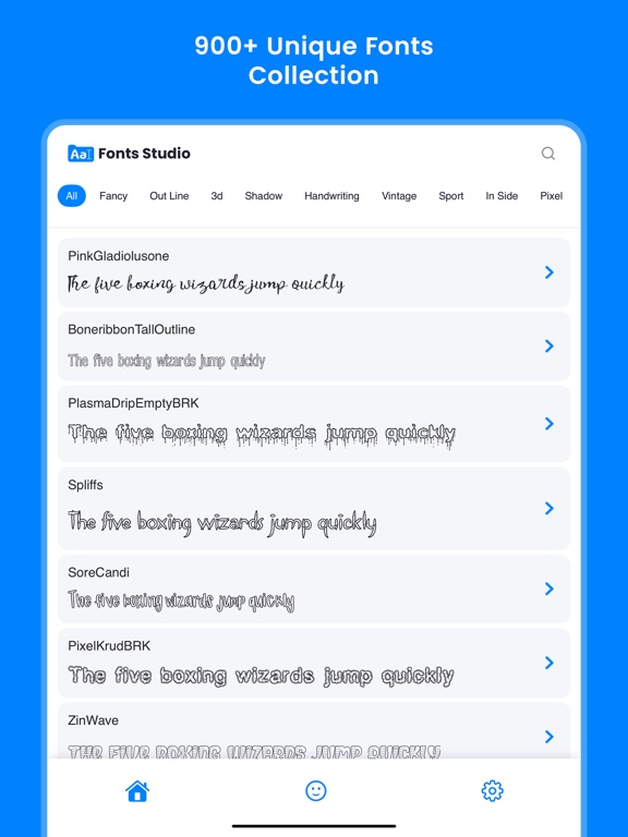 Screenshot #4 pour Fonts Studio For Cricut