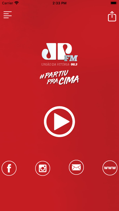 Jovem Pan FM União da Vitória Screenshot