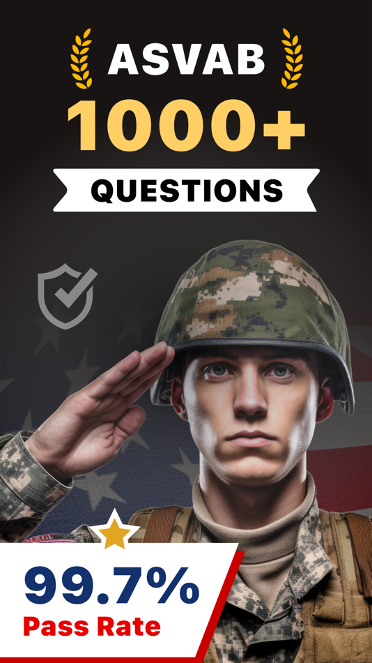 #1. ASVAB Test Practice Tests 2025 (iOS) 由: Apps Labs