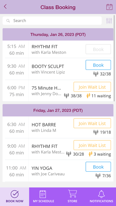Rhythm Studios Fitness Screenshot