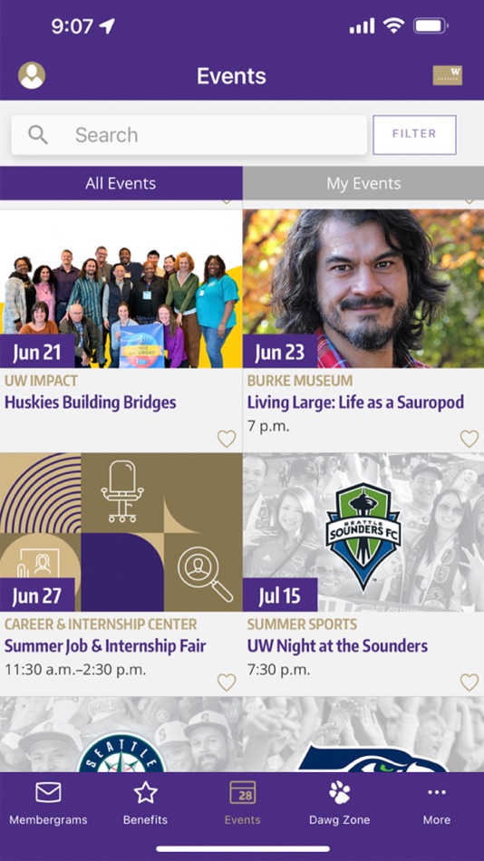 #4. UW Alumni Association (iOS) โดย: University of Washington Alumni Association