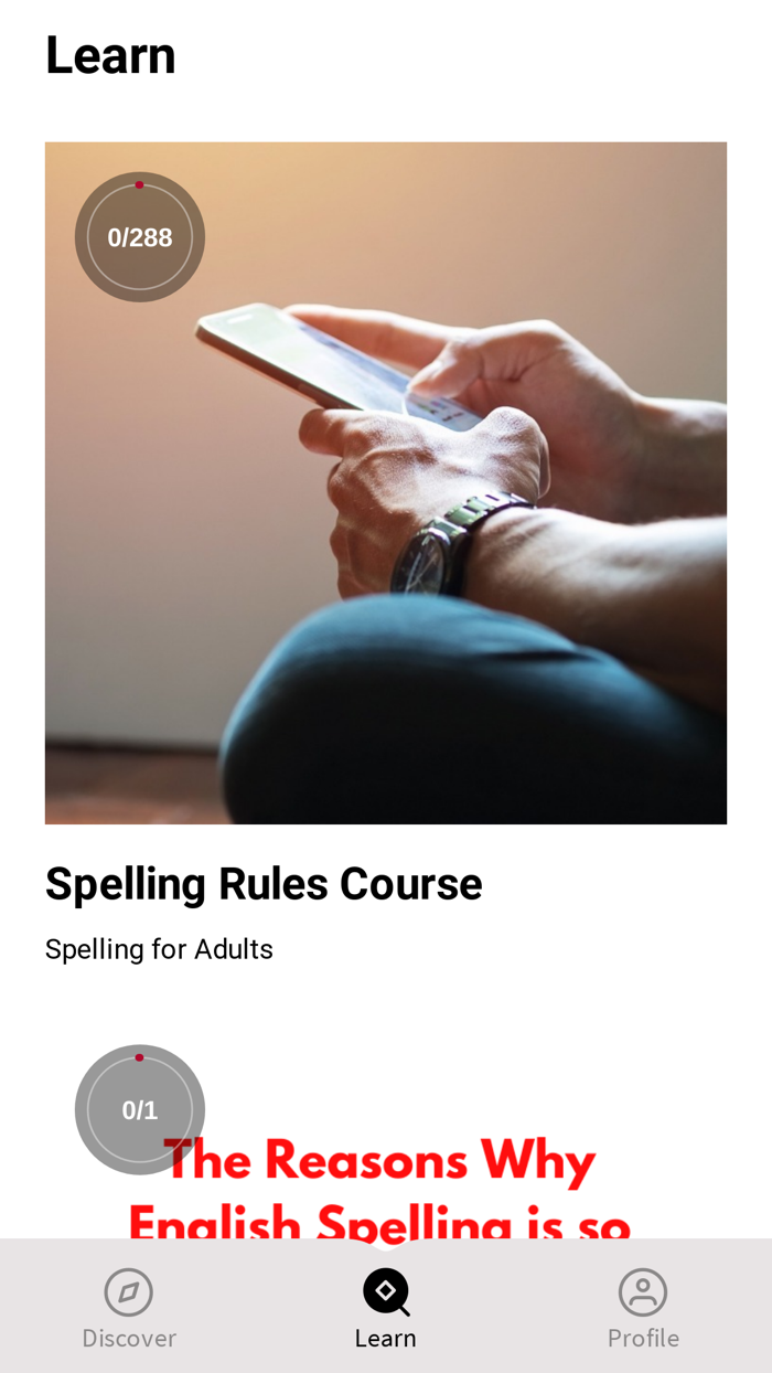 Spelling Rules Course
