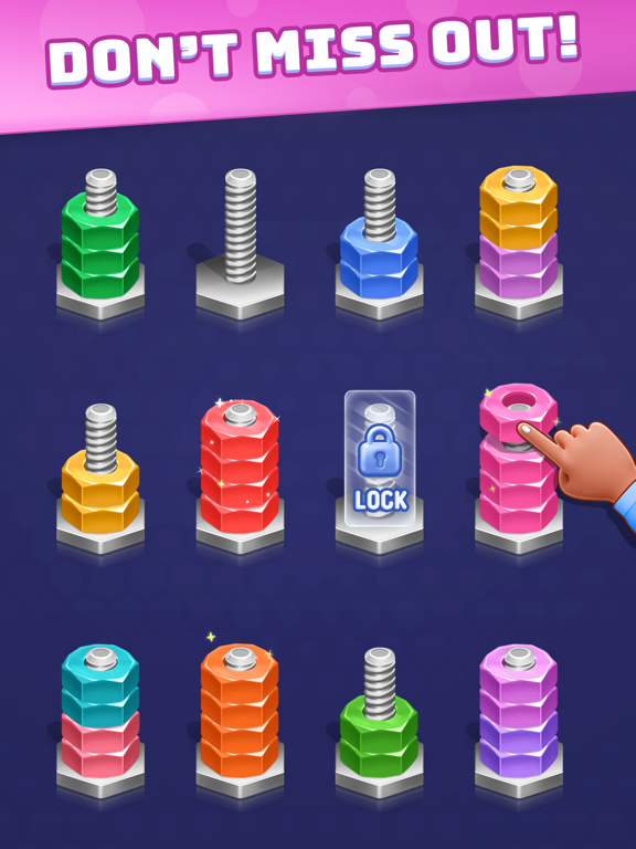 Nuts & Bolts - Screw Sort 3d