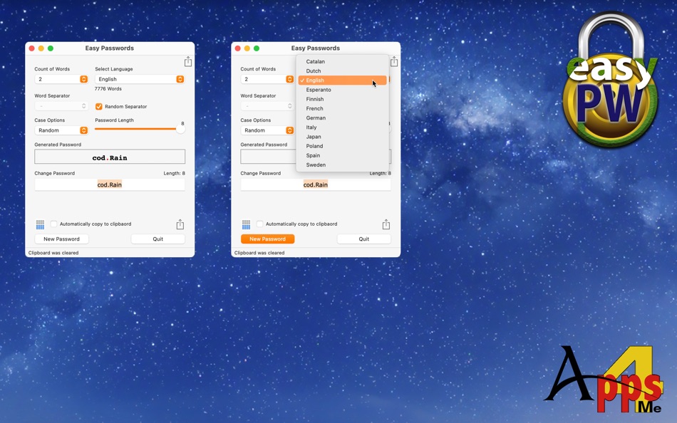 Easy Passwords - 1.5.0 - (macOS)