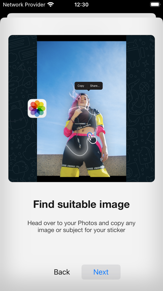 #3. Simple Sticker Caption Maker (iOS) Podle: Nikola Milic