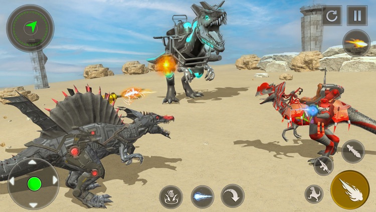 Dino Robot War Transformation