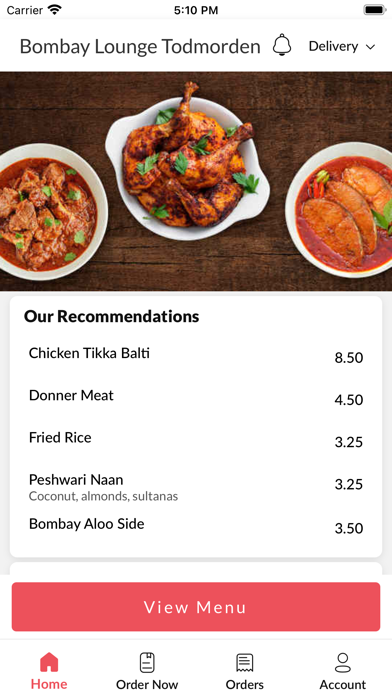 Bombay Lounge Todmorden Screenshot