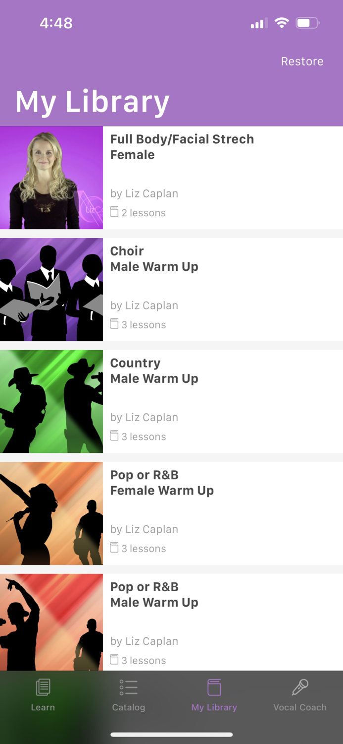 Liz Caplan Vocal Coach