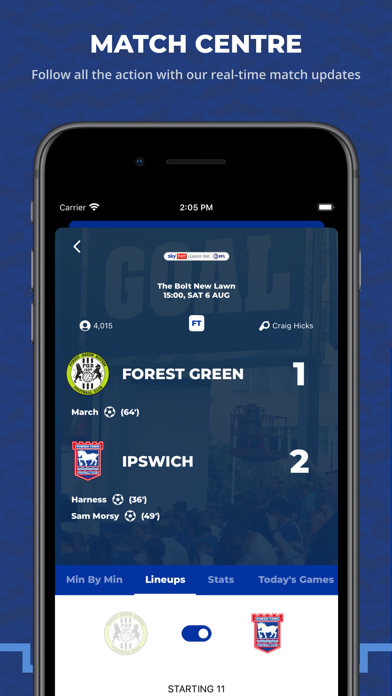 Ipswich Town FC Screenshot