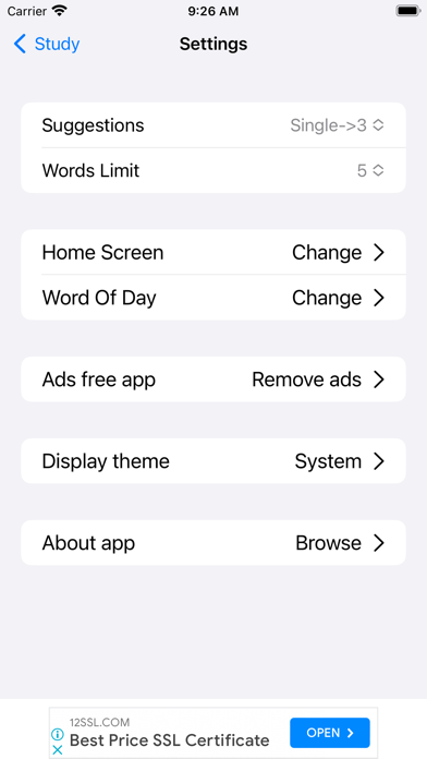 Smart Georgian Dictionary Screenshot
