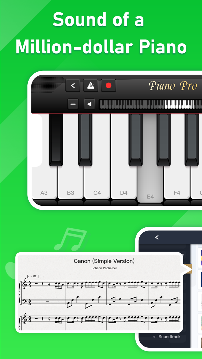 Piano Pro - keyboard and songs