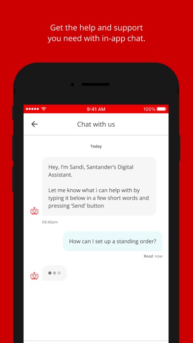 Santander Mobile Banking Screenshot