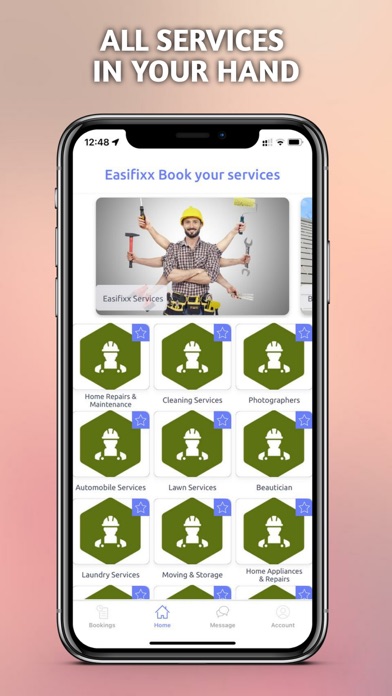Easifixx Book your services Screenshot