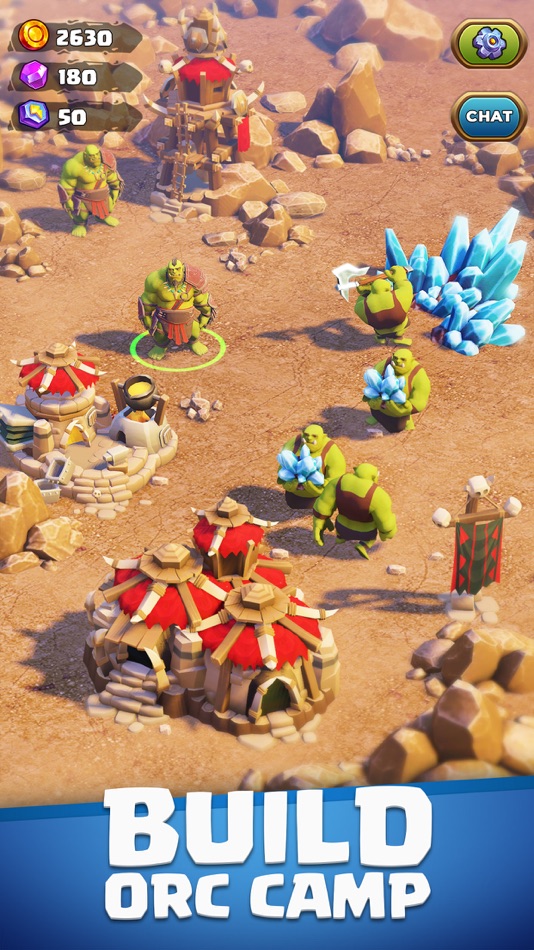 #1. Orecraft: Mining Camp (iOS) By: Evrika Games