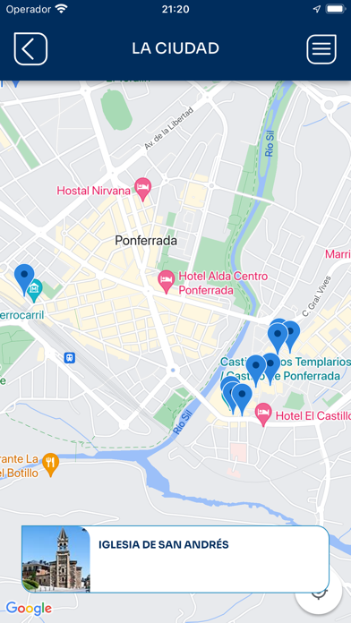 Ponferrada destino turístico Screenshot